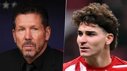 Diego Simeone dijo que el que puede explicar mejor las declaraciones de Julián Alvarez sobre el Barcelona es el propio jugador.