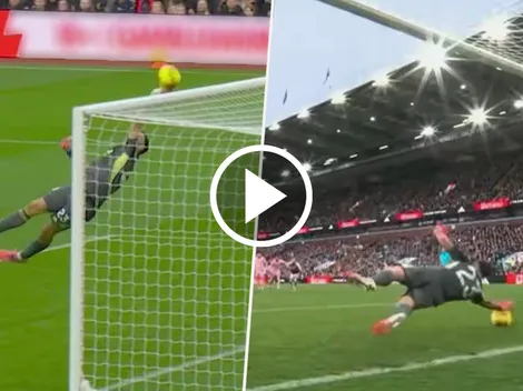 Dibu Martínez en modo The Best: penal atajado y salvada descomunal para Aston Villa en la Premier League