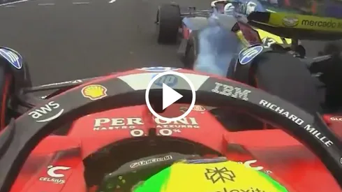 Caos en la largada del GP de Brasil: Hamilton perdió el alerón tras un choque con Franco Colapinto