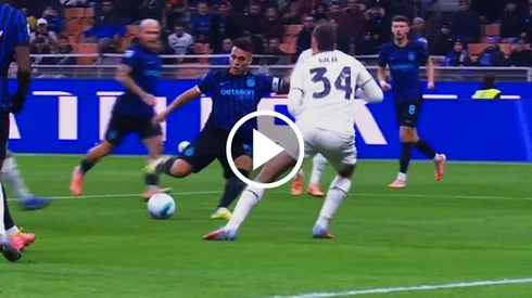 El gran gol de Lautaro Martínez para Inter vs. Lazio