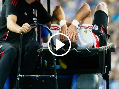 La preocupante lesión de Maxi Meza en el Superclásico