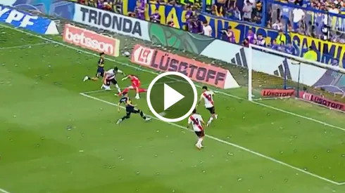 El gol de Merentiel para el 2 a 0 de Boca ante River en el Superclásico