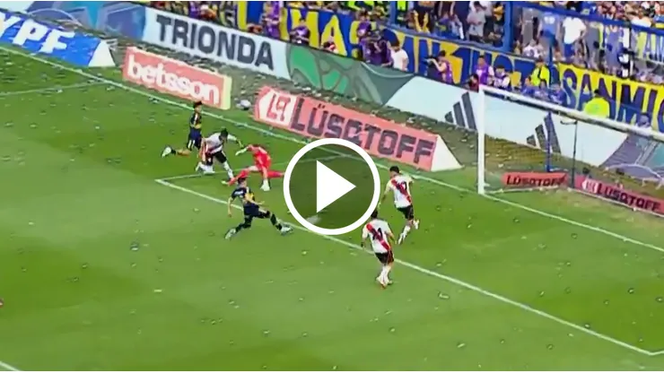 El gol de Merentiel para el 2 a 0 de Boca ante River en el Superclásico