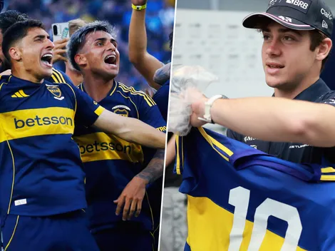 La reacción de Colapinto a la victoria de Boca en el Superclásico