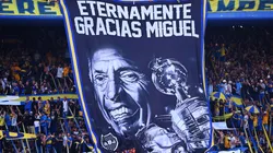 El homenaje de los hinchas de Boca a Miguel Ángel Russo en la victoria ante River en el Superclásico.
