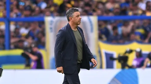 Gallardo recibió un golpe letal ante Boca en La Bombonera.