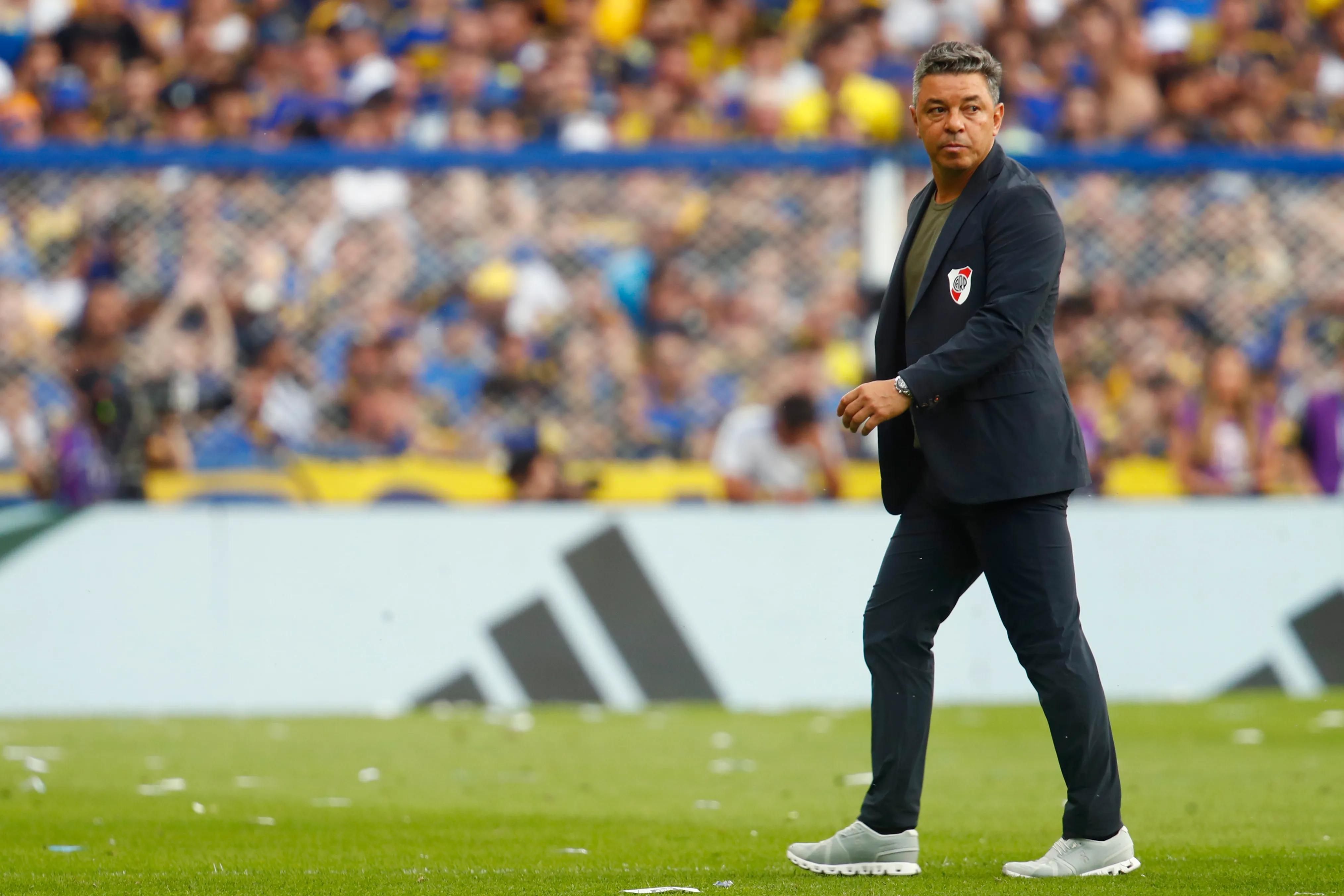 Gallardo no logra que River levante cabeza y continúa dando muestras de debilidad (Getty Images).