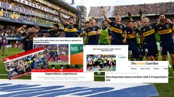 Los medios del mundo fijaron su mirada en el Superclásico que Boca le ganó 2 a 0 a River en la Bombonera.