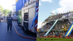 La Bombonera sufrió un inesperado incendio tras el Superclásico.