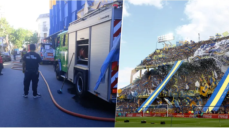La Bombonera sufrió un inesperado incendio tras el Superclásico.