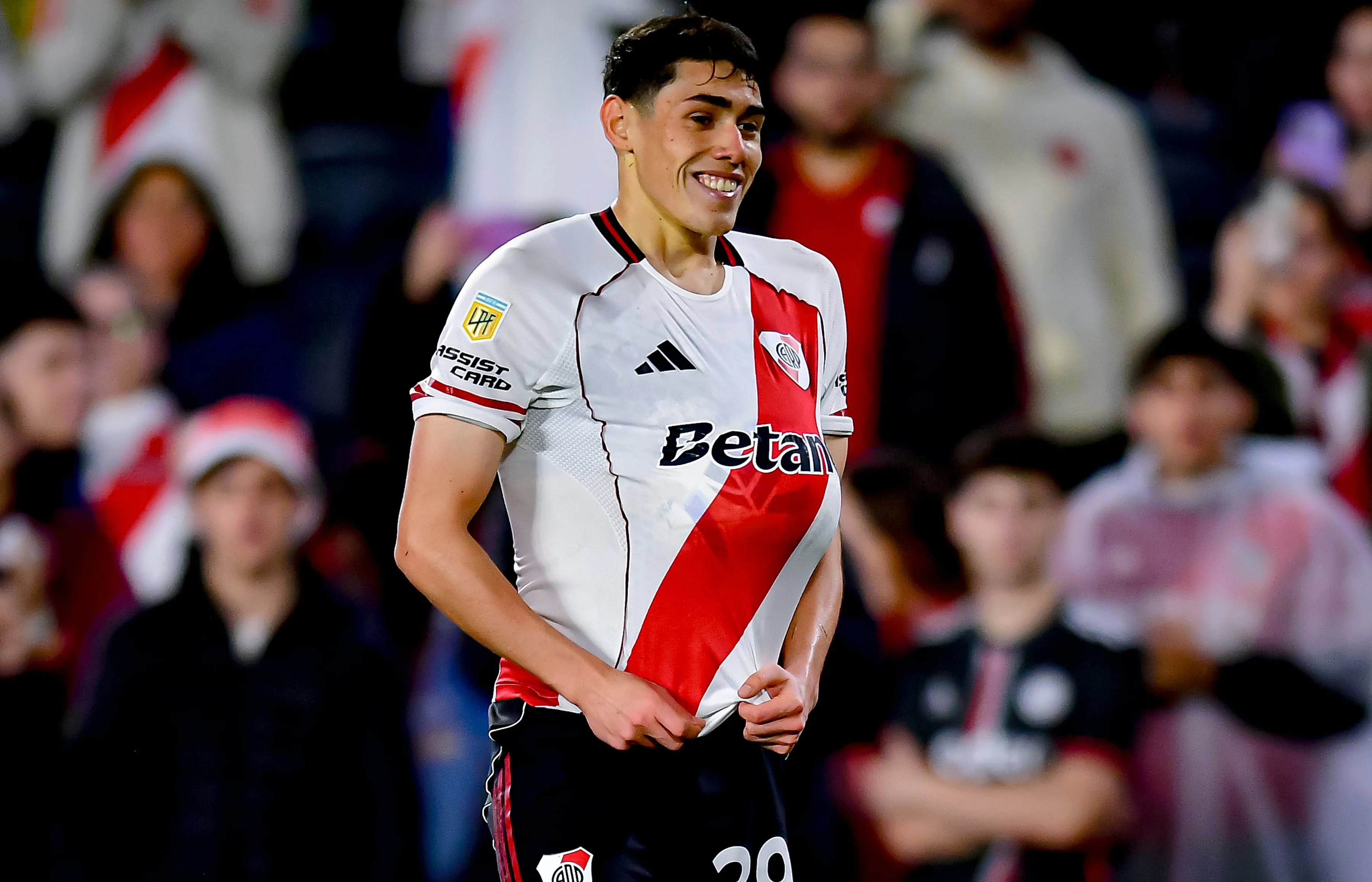Lencina lleva 3 goles anotados en 21 partidos jugados en la Primera de River. (Foto: Getty).