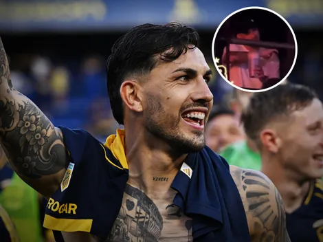 El gesto ofensivo de Paredes a un hincha de River en una bailanta