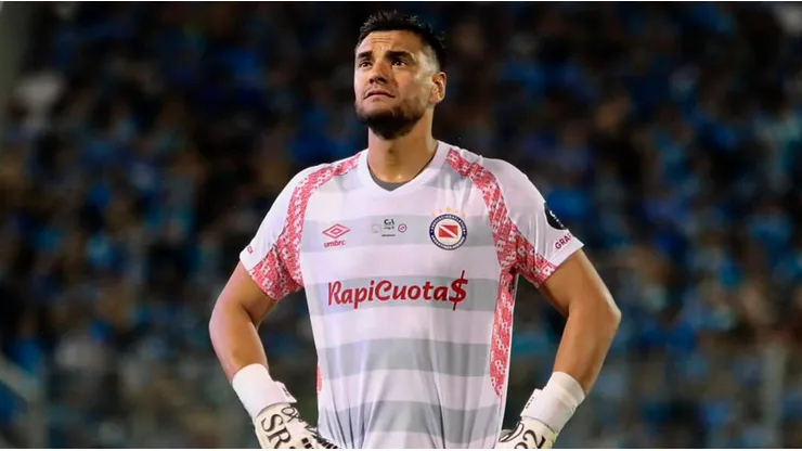 Sergio Romero, arquero de Argentinos Juniors.