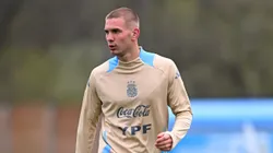 El jugador de Real Madrid se trasladó a Alicante pese a ser baja en la convocatoria de la Selección Argentina.