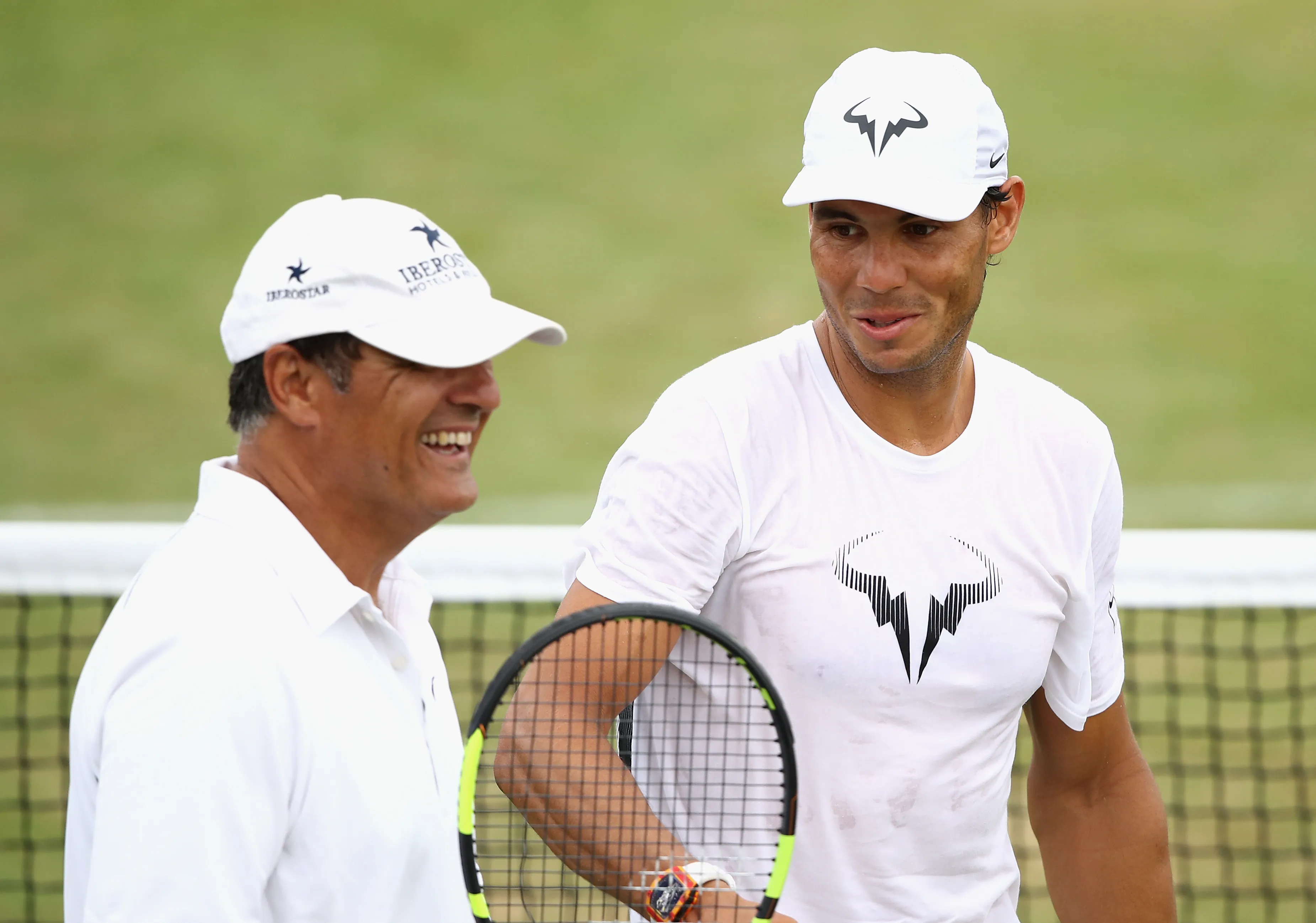 Toni y Rafa Nadal en Wimbledon 2017. (Foto: Getty).