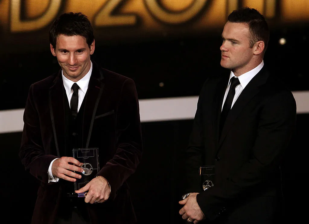Para Rooney, Messi es el mejor de todos los tiempos. (Getty)