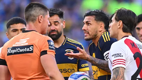 Nicolás Ramírez en el Superclásico.