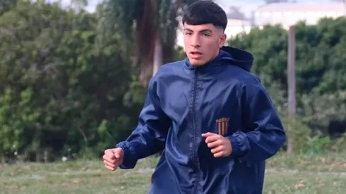 Dilan González, ex jugador de Bartolomé Mitre que firmó con Vélez y falleció en las últimas horas.