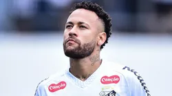 Neymar, delantero de Santos.