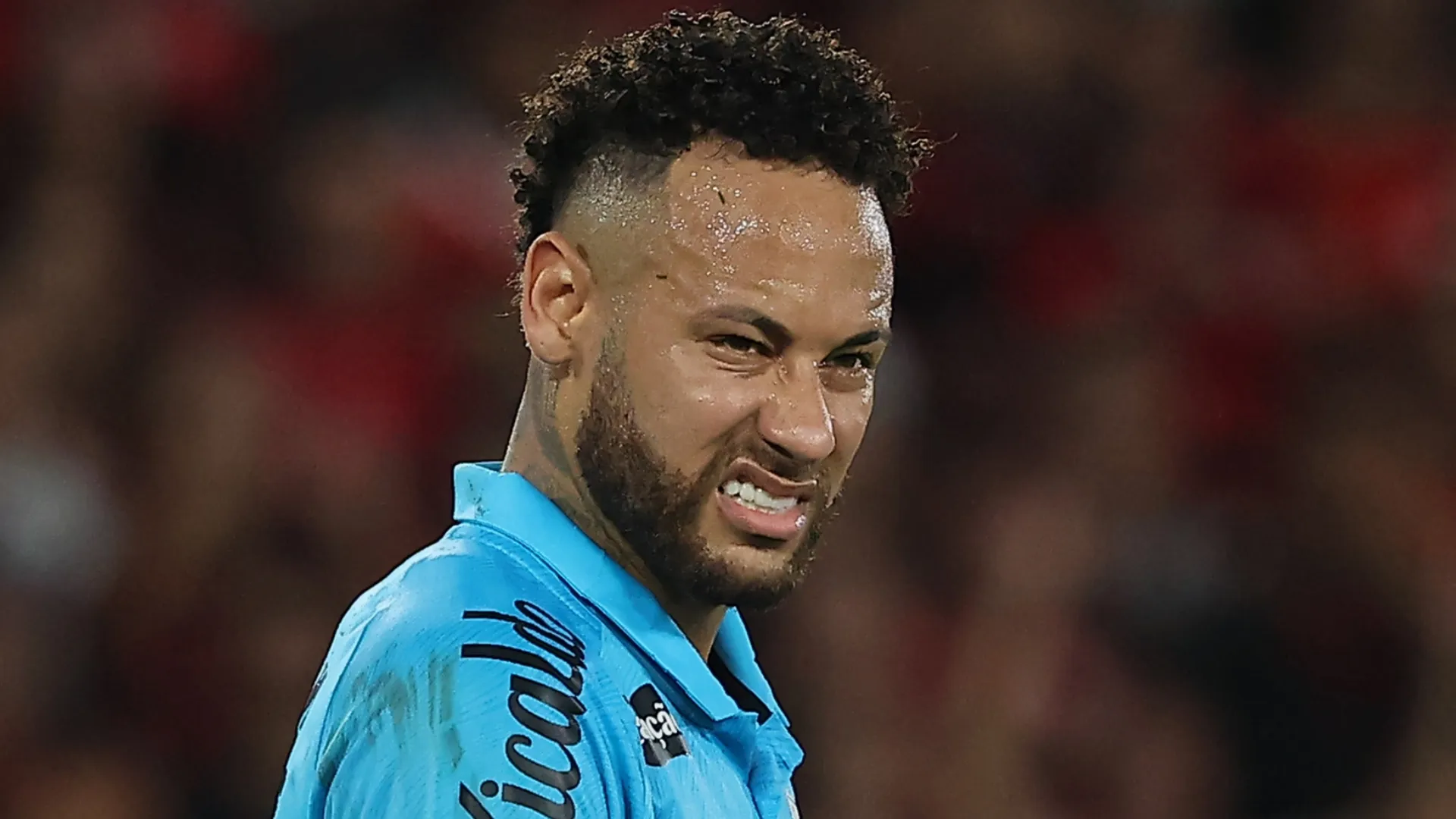 Neymar ante Flamengo. (Foto: Getty)