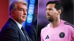 Joan Laporta dijo que no corresponde hacer especulaciones con un regreso de Lionel Messi como jugador a Barcelona.