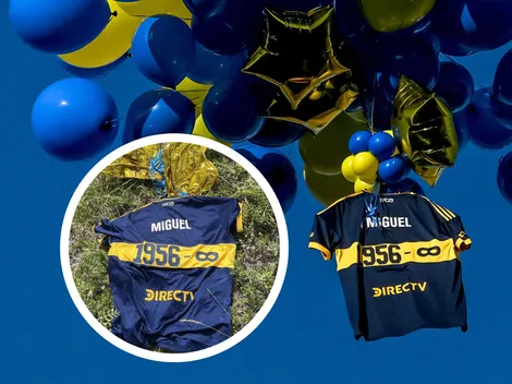 Encontraron la camiseta de Boca en homenaje a Miguel Russo fuera de la Argentina