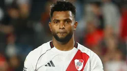 Miguel Ángel Borja, delantero colombiano que se va libre de River.