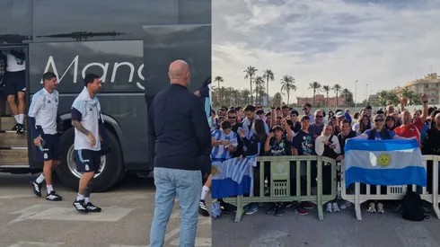 Locura en Elche. 20.000 personas presenten en el entrenamiento de Argentina.