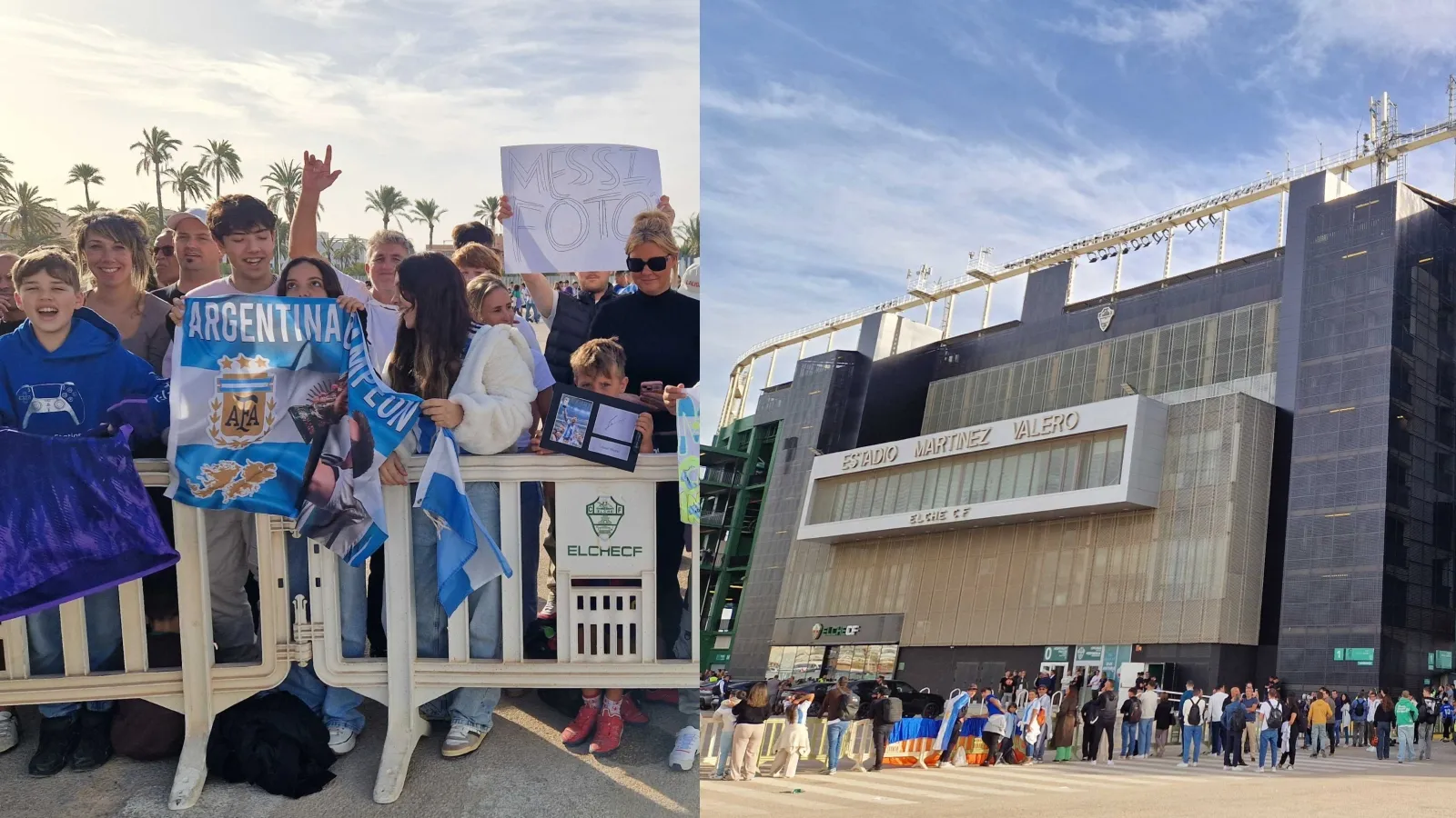 Locura total por el entrenamiento de Argentina en Elche: GETTY