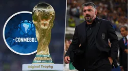 Gennaro Gattuso se quejó públicamente por los cupos que Conmebol tiene para la Copa del Mundo 2026.