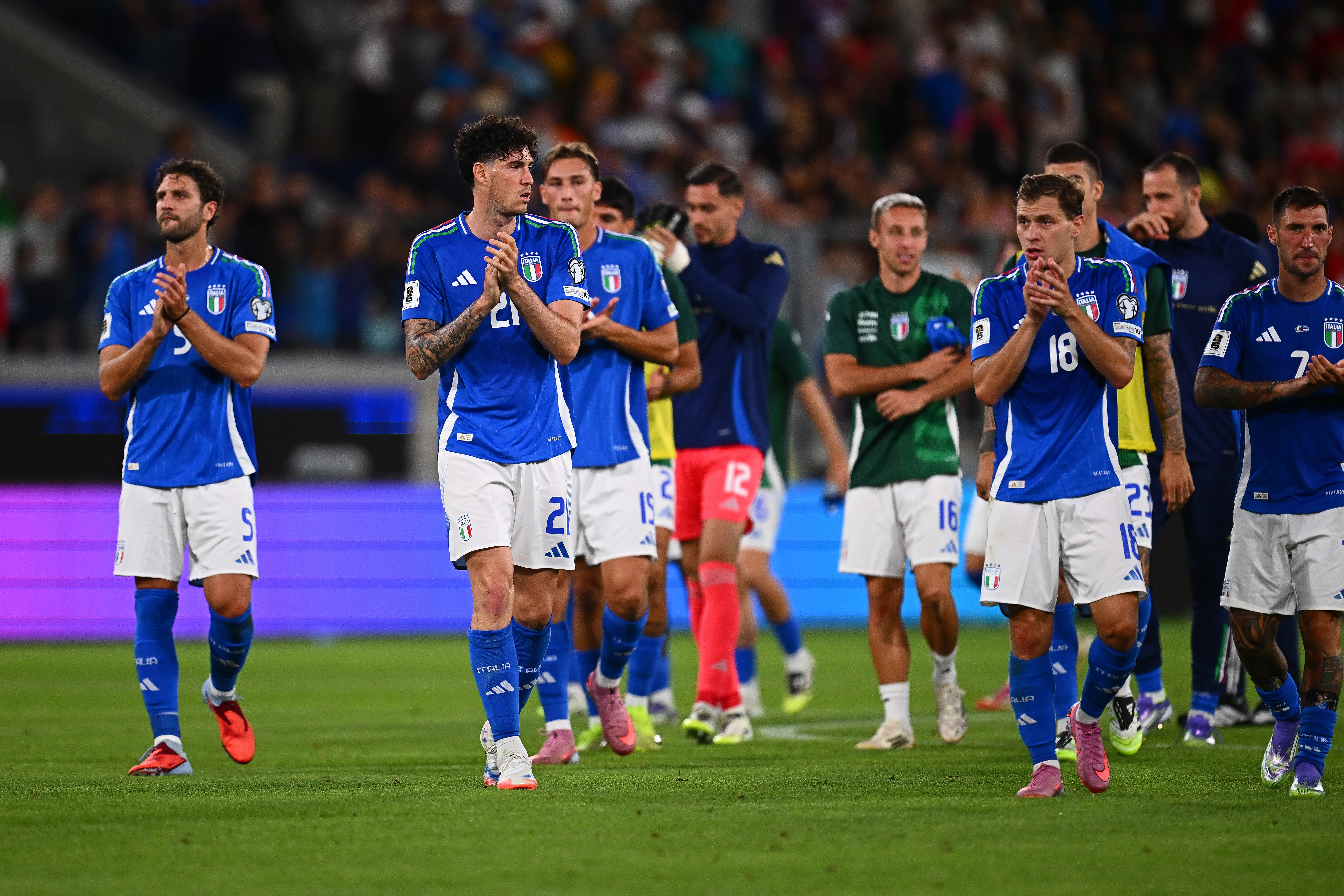 Si bien técnicamente Italia depende de sí misma, sería un milagro clasificar directo sin una mano de Estonia. (Getty)