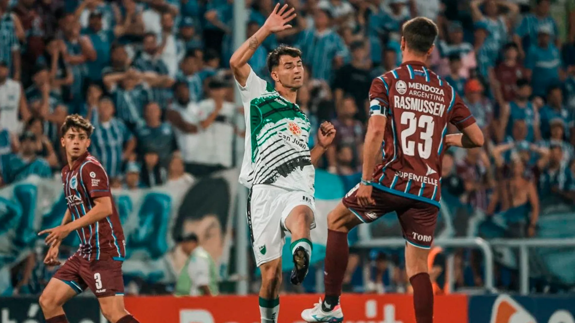 San Martín de San Juan y Godoy Cruz enfrentándose por el Torneo Clausura. (Foto: Prensa San Martín de San Juan)