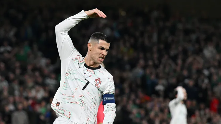 Cristiano Ronaldo fue expulsado en el partido entre Irlanda y Portugal.