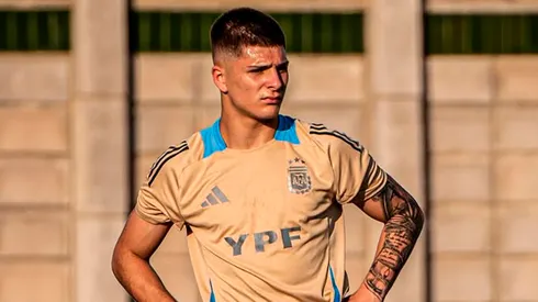 Thomas De Martis, delantero de la Selección Argentina Sub 17.