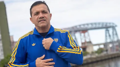 Pedro Iarley, presente en La Boca en el último Superclásico.