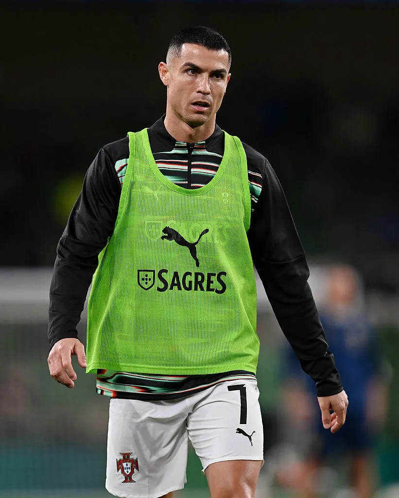 Cristiano Ronaldo podría perderse los primeros dos partidos del Mundial 2026. (Getty)