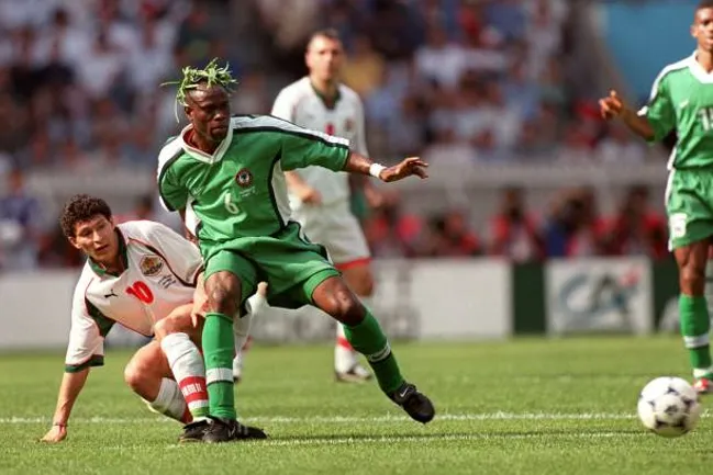 Taribo West no pasaba desapercibido nunca en las Copas del Mundo.