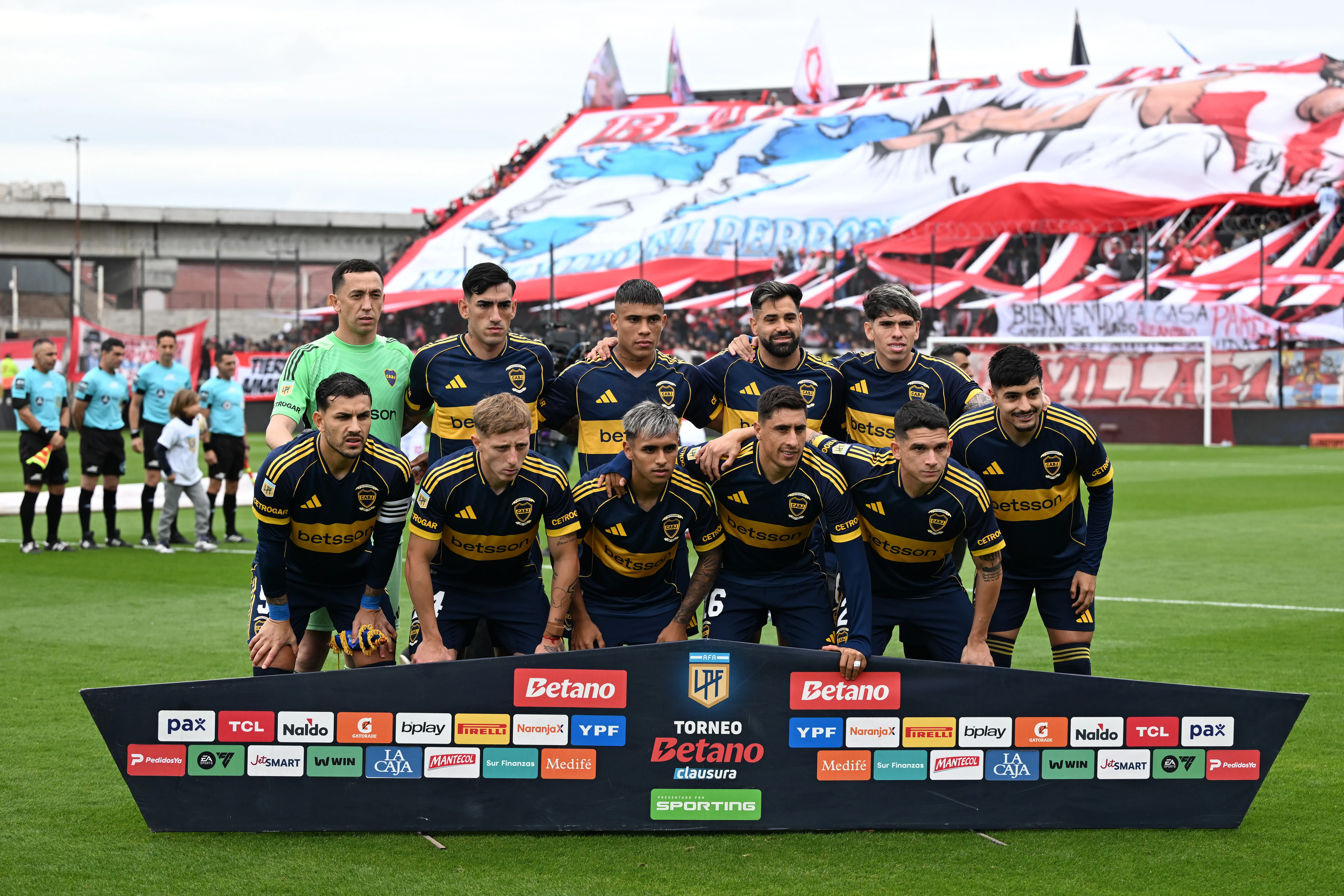Los jugadores de Boca que fueron titulares ante Barracas Central. (Getty Images)
