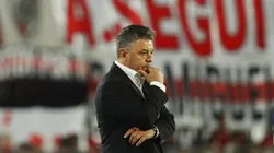 El Muñeco piensa en el clásico ante Racing.