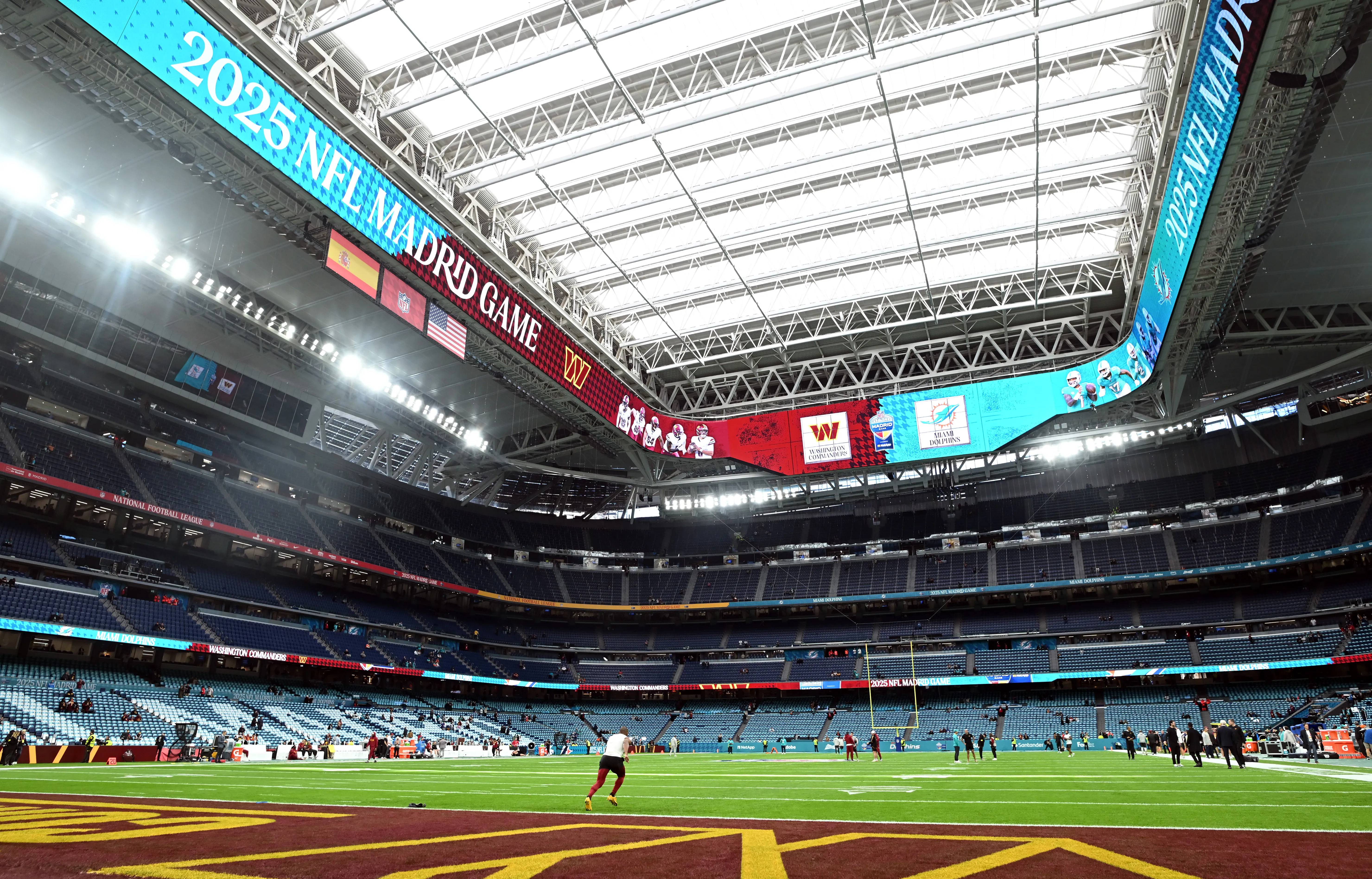 El Estadio Bernabéu albergó a la NFL.