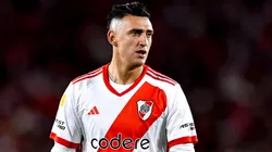 Matías Suárez en 2023 con la camiseta de River