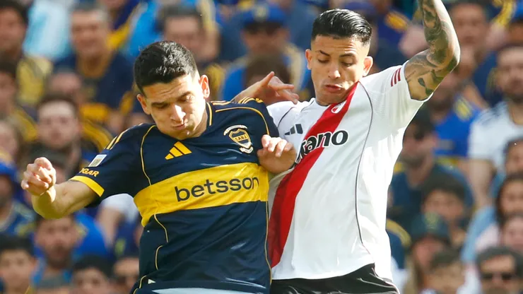 Boca y River en el último Superclásico.