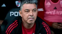 Marcelo Gallardo, director técnico de River durante el duelo ante Vélez.