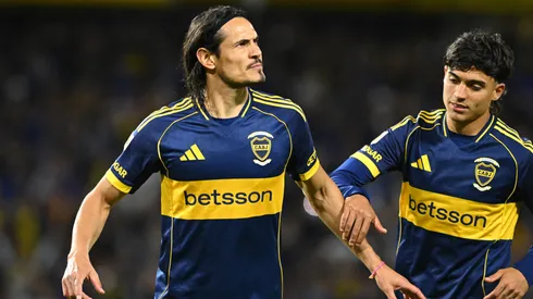 Edinson Cavani, delantero uruguayo de Boca Juniors.