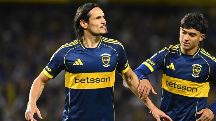 Edinson Cavani, delantero uruguayo de Boca Juniors.