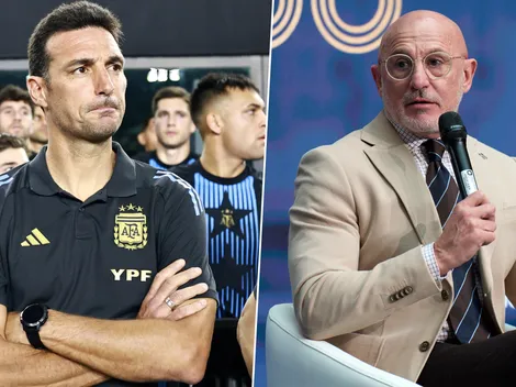 ¿Por respeto a Scaloni? La pregunta que el DT de España no quiso responder