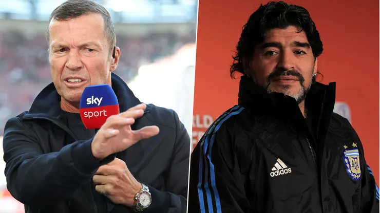 Lothar Matthäus dijo que él y Diego Maradona eran como en la actualidad Lionel Messi y Cristiano Ronaldo.