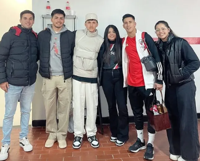 Los Meza juntos. Foto IG Franco Meza.