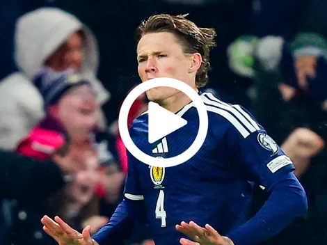 El golazo de Scott McTominay en Escocia vs. Dinamarca