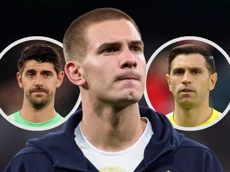 Mastantuono, entre Courtois y Dibu Martínez: ''Va a quedar en la historia''